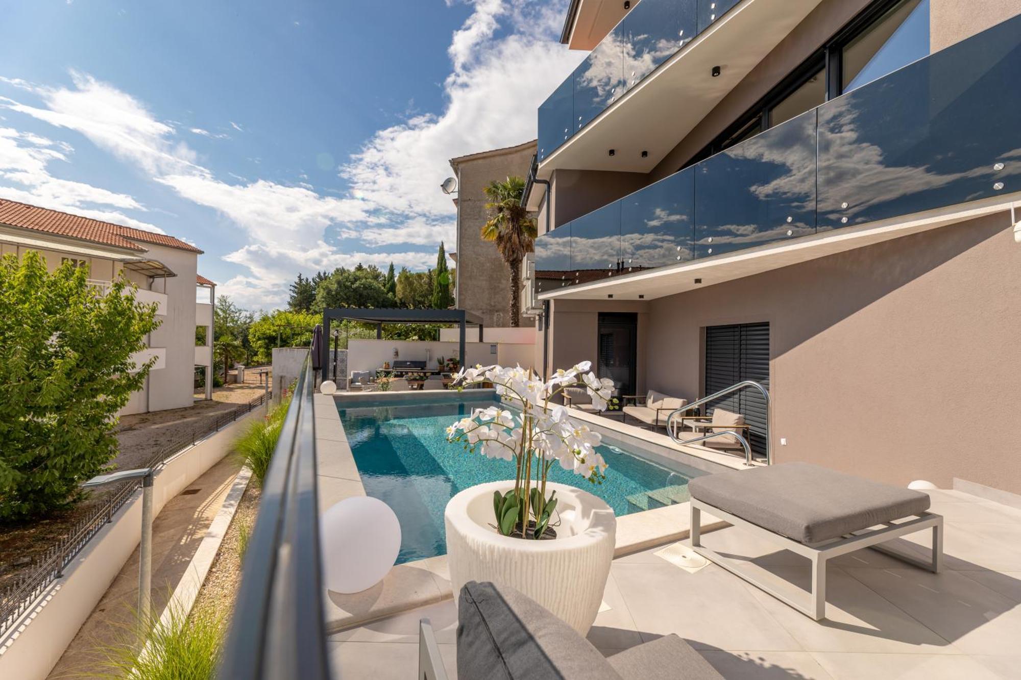 Villa Aurea Apartments Malinska De Luxe Luaran gambar