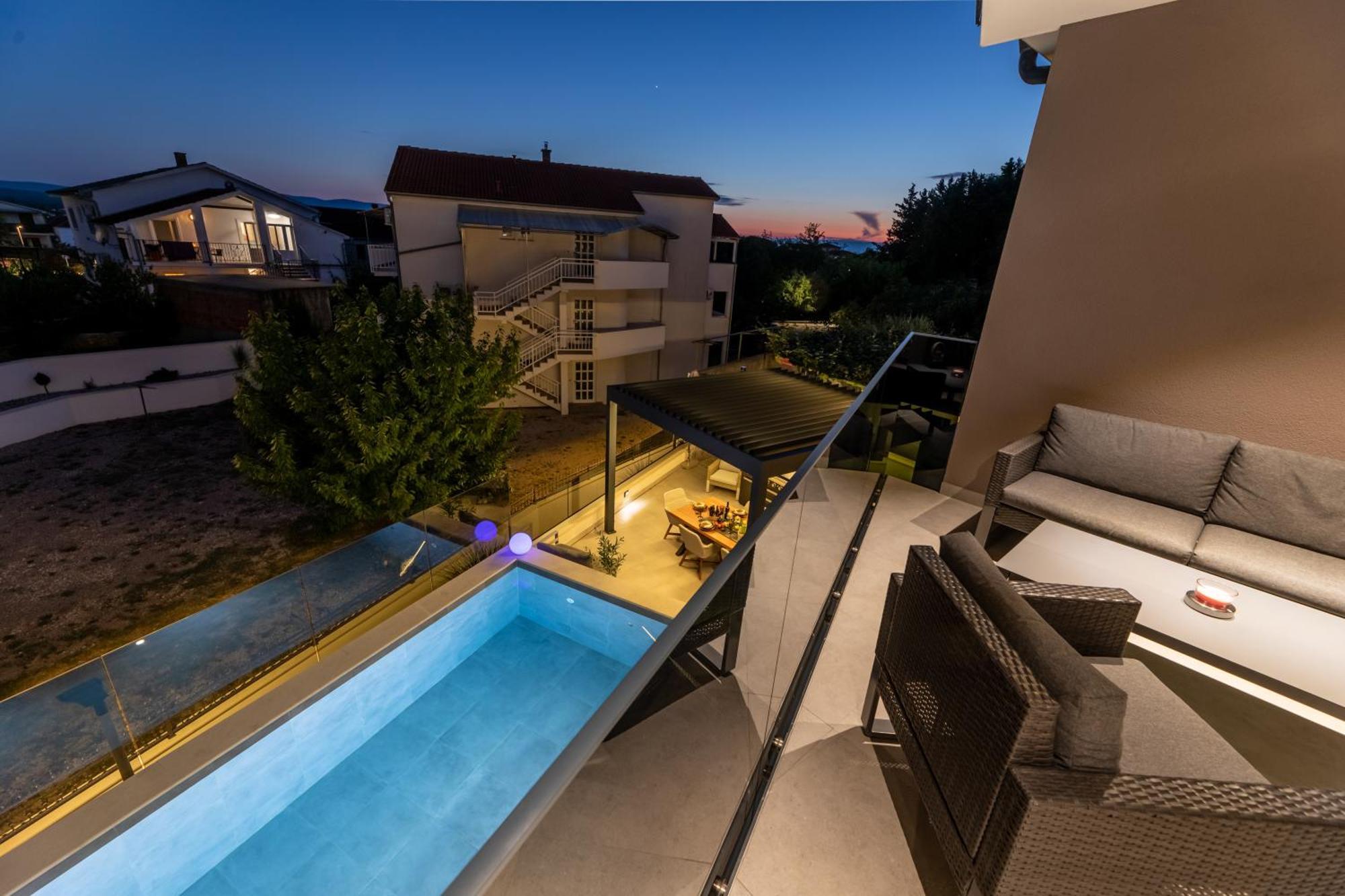 Villa Aurea Apartments Malinska De Luxe Luaran gambar