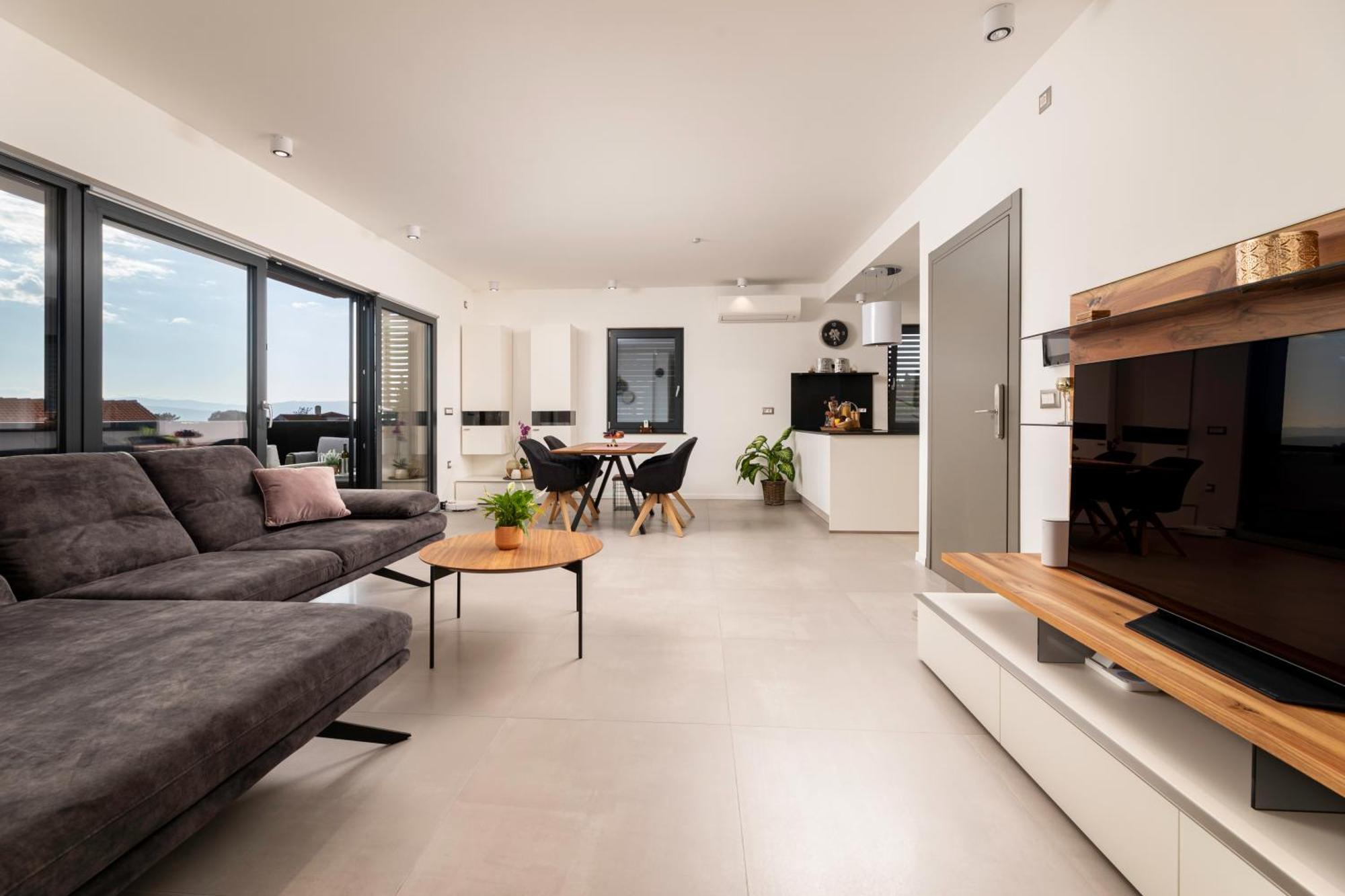 Villa Aurea Apartments Malinska De Luxe Luaran gambar