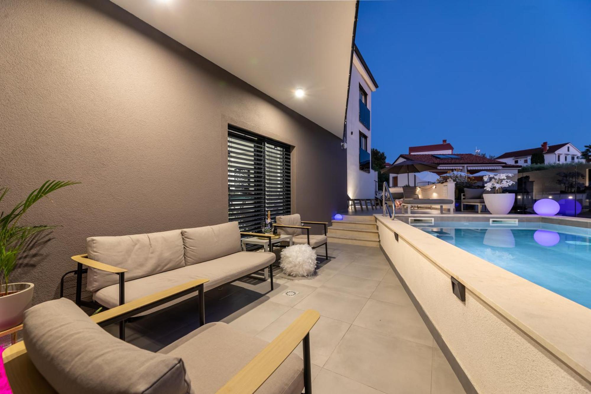Villa Aurea Apartments Malinska De Luxe Luaran gambar