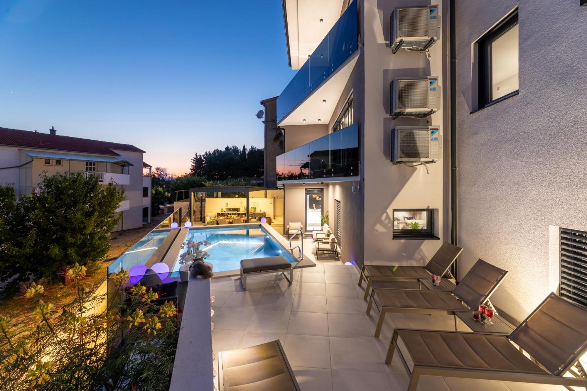 Villa Aurea Apartments Malinska De Luxe Luaran gambar