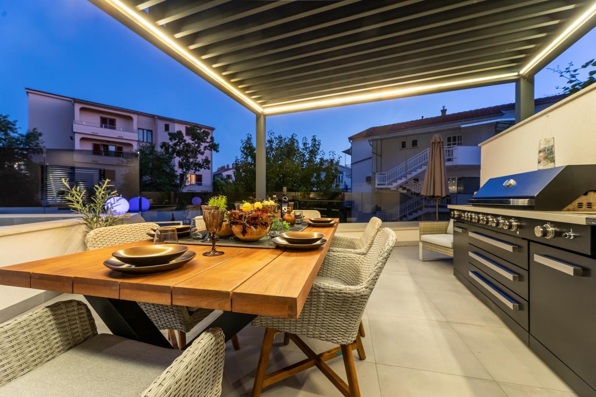 Villa Aurea Apartments Malinska De Luxe Luaran gambar